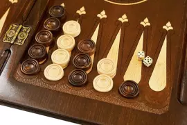 Резные нарды из бука "Византия 3"