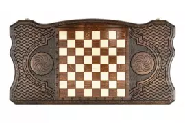 Резные нарды из бука "Византия 5"