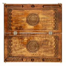 Резные нарды из бука "Армянский узор 10"