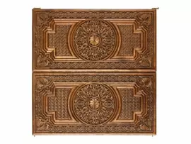 Резные нарды из бука "Армянский узор 10"