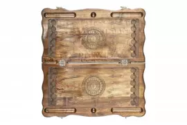 Резные нарды из бука "Армянский узор 12"