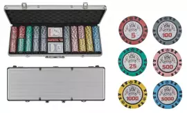 Набор для покера Black Crown на 500 фишек