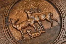 Нарды резные "Олень"