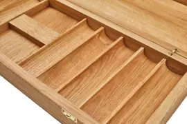 Дубовый кейс на 300 фишек