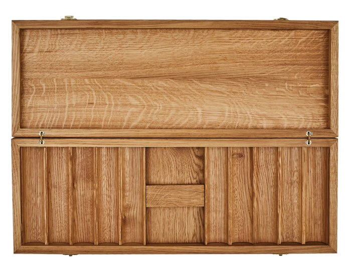 Oak case for 300 chips