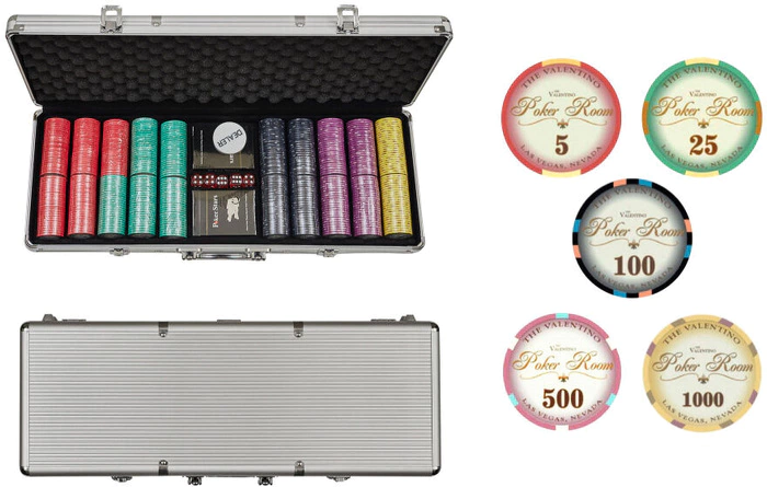 Valentino Poker Set for 500 chips