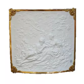 Лампа квадратная "Сельский пейзаж"