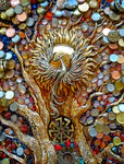 Wall panel "Money tree" (medium)
