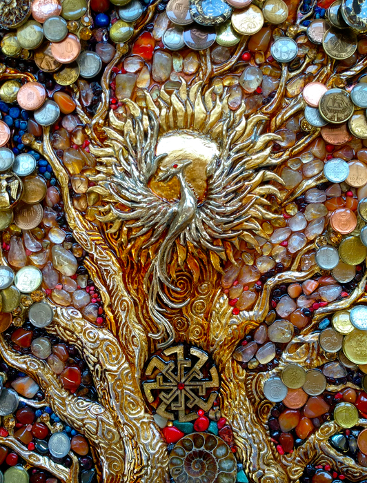 Wall panel "Money tree" (medium)