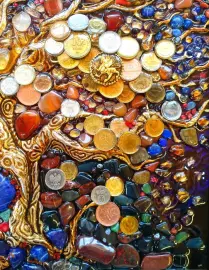 Wall panel "Money tree" (medium)