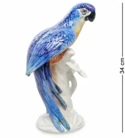 Статуэтка "Попугай Ара" (голубого цвета) Статуэтка "Попугай Ара" (голубого цвета)