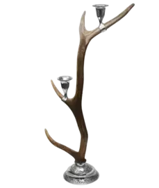 Подсвечник из рога на две свечи Подсвечник из рога на две свечи