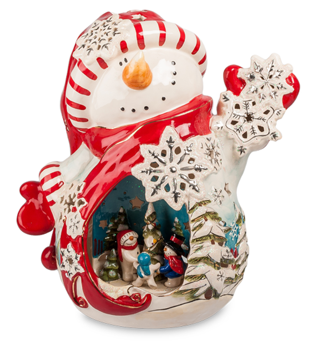 Подсвечник "Снеговик"