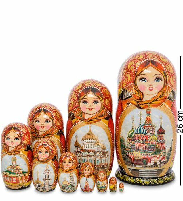 Матрешка 10м "Надежда" (собор)