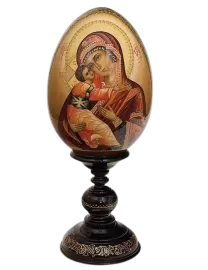 Яйцо-икона "Владимирской Божией Матери"