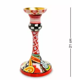 The "Carly" candle holder is large