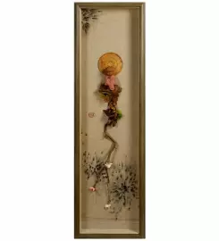 Панно "Медитация осознанности" (монах в розовом)