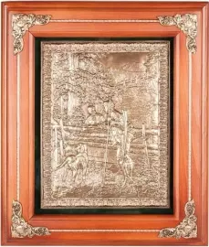 Ключница "Охотник с собакой"