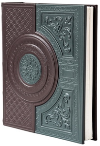 Leather-bound photo album "Venice", green