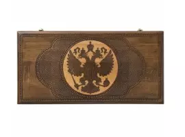Нарды резные "Герб РФ"
