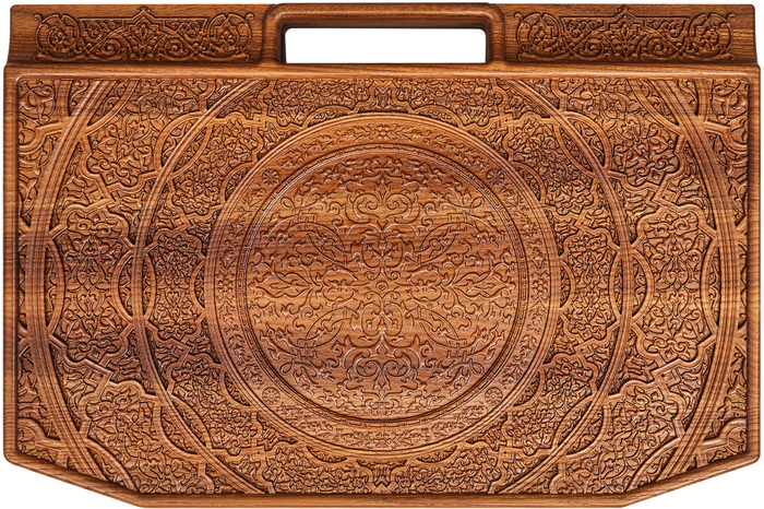 Lotto in a carved ash case "Arabesque-4"