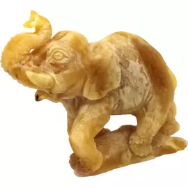 Статуэтка из янтаря "Слон" большая