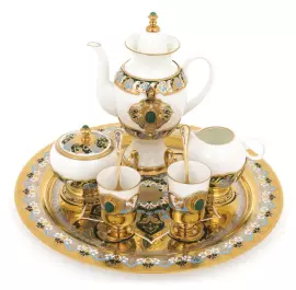 Prestige coffee set for 2 persons, Zlatoust