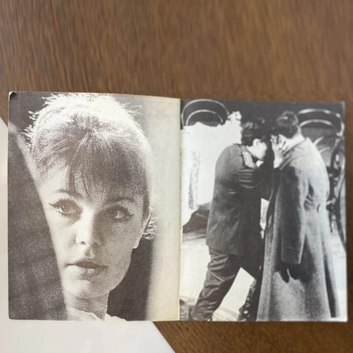 A book with a handwritten address and autograph by director Anatoly Efros in 1975.