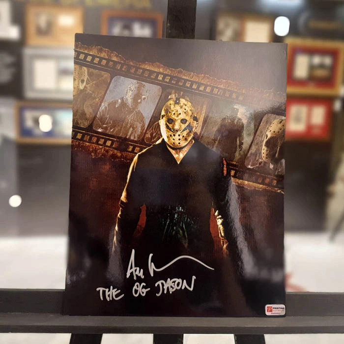 Autographed photo of actor Ari Lehman