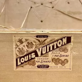 Louis Vuitton travel chest of the late 19th century