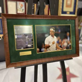 Фотография с автографом теннисиста Роджера Федерера