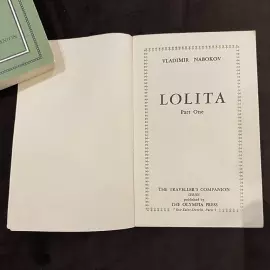 The book "Lolita" By Nabokov V. In English