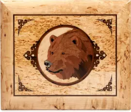 Набор для чистки оружия "Медведь" карельская береза