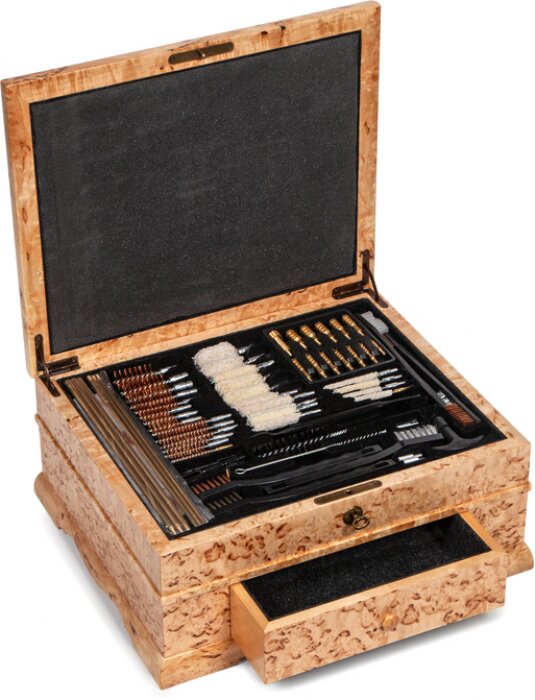 Набор для чистки оружия "Медведь" карельская береза