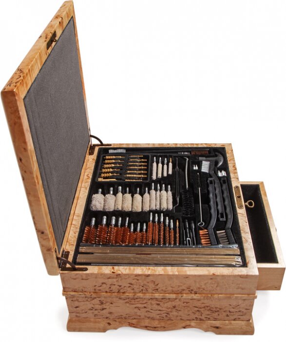 Набор для чистки оружия "Медведь" карельская береза