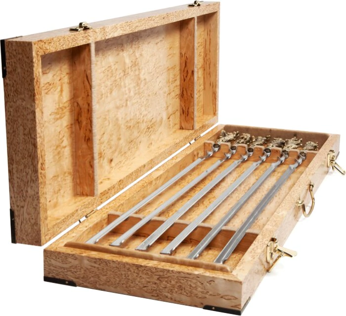 Set of skewers "Bear" (Karelian birch)