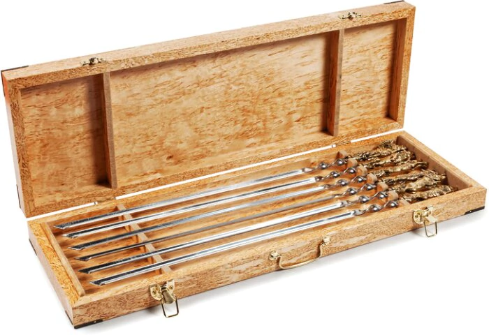 Set of skewers "Bear" (Karelian birch)