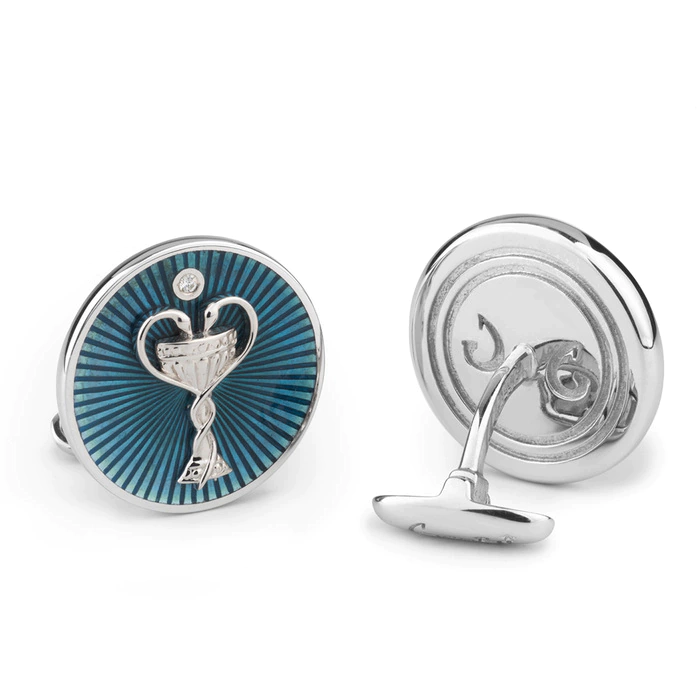 Cufflinks "To the doctor"