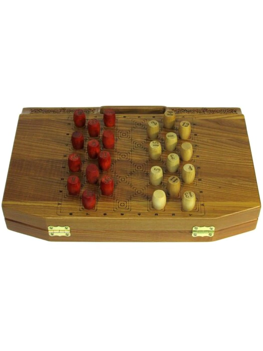 Lotto in a carved ash case "Arabesque-2"