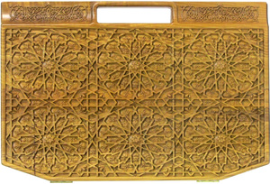 Lotto in a carved ash case "Arabesque-2"