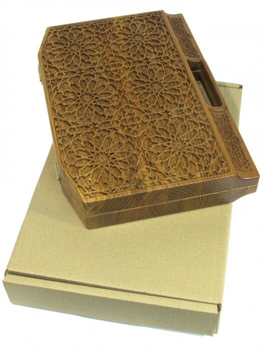 Lotto in a carved ash case "Arabesque-2"