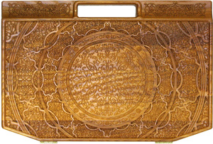 Lotto in a carved ash case "Arabesque-5"