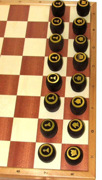 Russian lotto "Bochkmaty" in a moraine birch casket