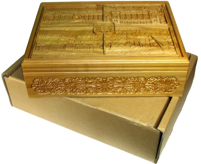 A REAL "Russian lotto" in a box made of stained ash
