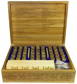 НАСТОЯЩЕЕ "Русское лото" в шкатулке из мореного ясеня