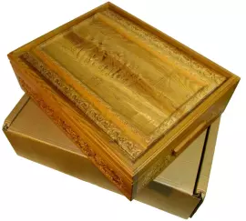 НАСТОЯЩЕЕ "Русское лото - Бурлаки на Волге" в шкатулке из мореного ясеня