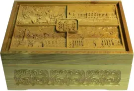 Лото в резной шкатулке из мореного ясеня "Санкт-Петербург 3" Лото в резной шкатулке из мореного ясеня "Санкт-Петербург 3"