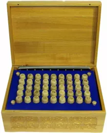 Лото в резной шкатулке из мореного ясеня