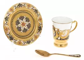 Сервиз чайный "Восточная сказка" на 4 персоны (эмаль)