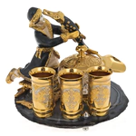 Икорница "В гостях у сказки" на агате